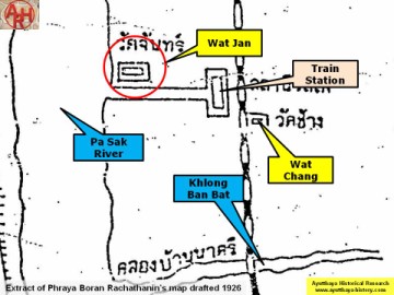 Detail of Phraya Boran Rachathanin's map - Anno 1926
