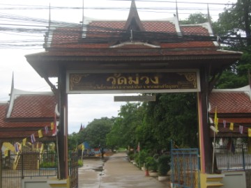 Entry gate of Wat Muang