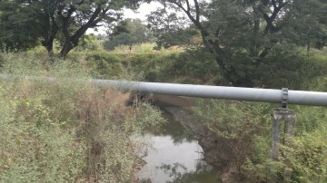 Water regulator near the Mouth of the Maha Phram Canal