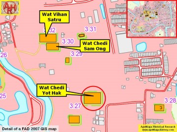 Detail of a 2007 Fine Arts Department GIS map
