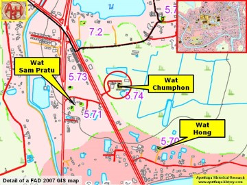 Detail of a 2007 Fine Arts Department GIS map