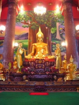 Main Buddha image in the ubosot