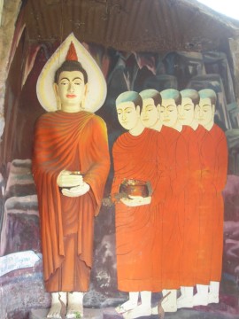 Murals in the ubosot
