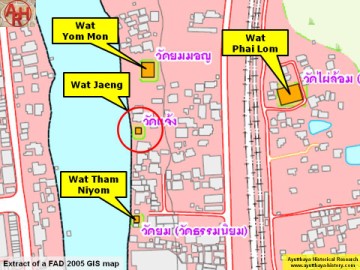 Detail of a 2007 Fine Arts Department GIS map