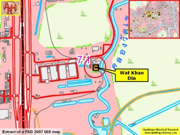 Detail of a 2007 Fine Arts Department GIS map