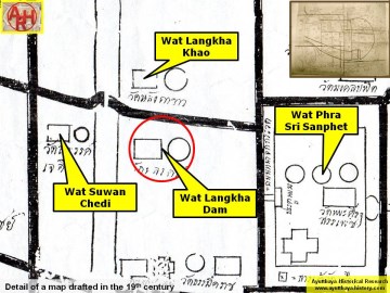 Detail of a 19th century map