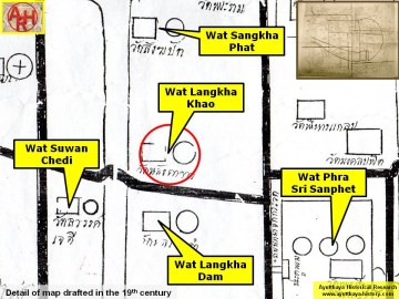 Detail of a 19th century map