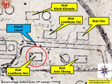 Detail of a 19th century map