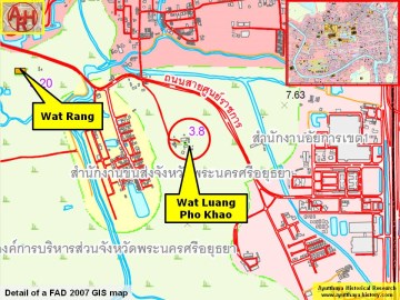 Detail of a 2007 Fine Arts Department GIS map