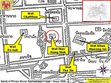 Detail of Phraya Boran Rachathanin's map - Anno 1926