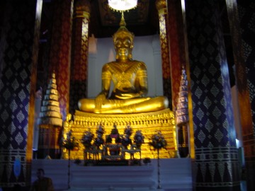 The crowned Buddha in the ubosot