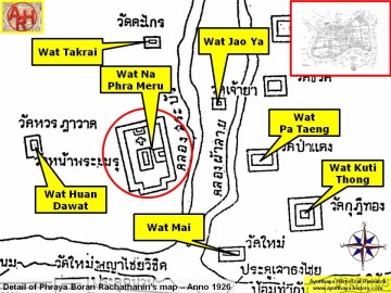 Detail of Phraya Boran Rachathanin's map - Anno 1926