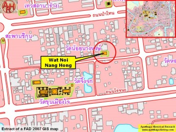 Detail of a 2007 Fine Arts Department GIS map