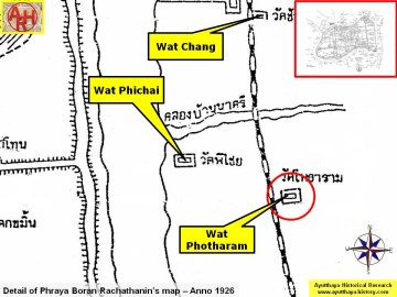 Detail of Phraya Boran Rachathanin's map - Anno 1926