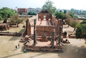 View of the main vihara