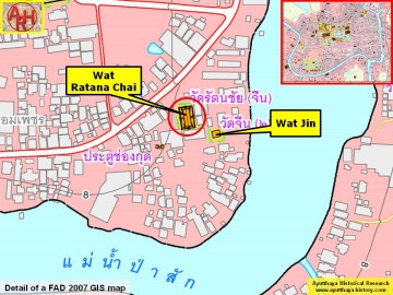 Detail of a 2007 Fine Arts Department GIS map