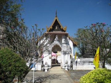 Ubosot - view from the east