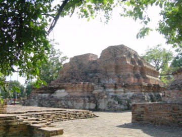 View of the main chedi