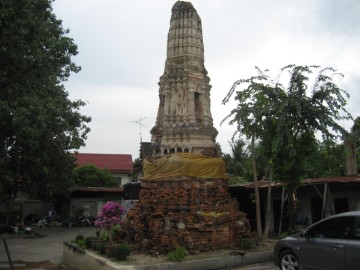 A remaining chedi from Wat Wihan Thong