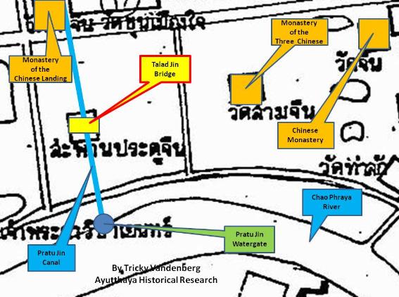 Reworked detail from Phraya Boran Rachathanin's map drafted in 1926
